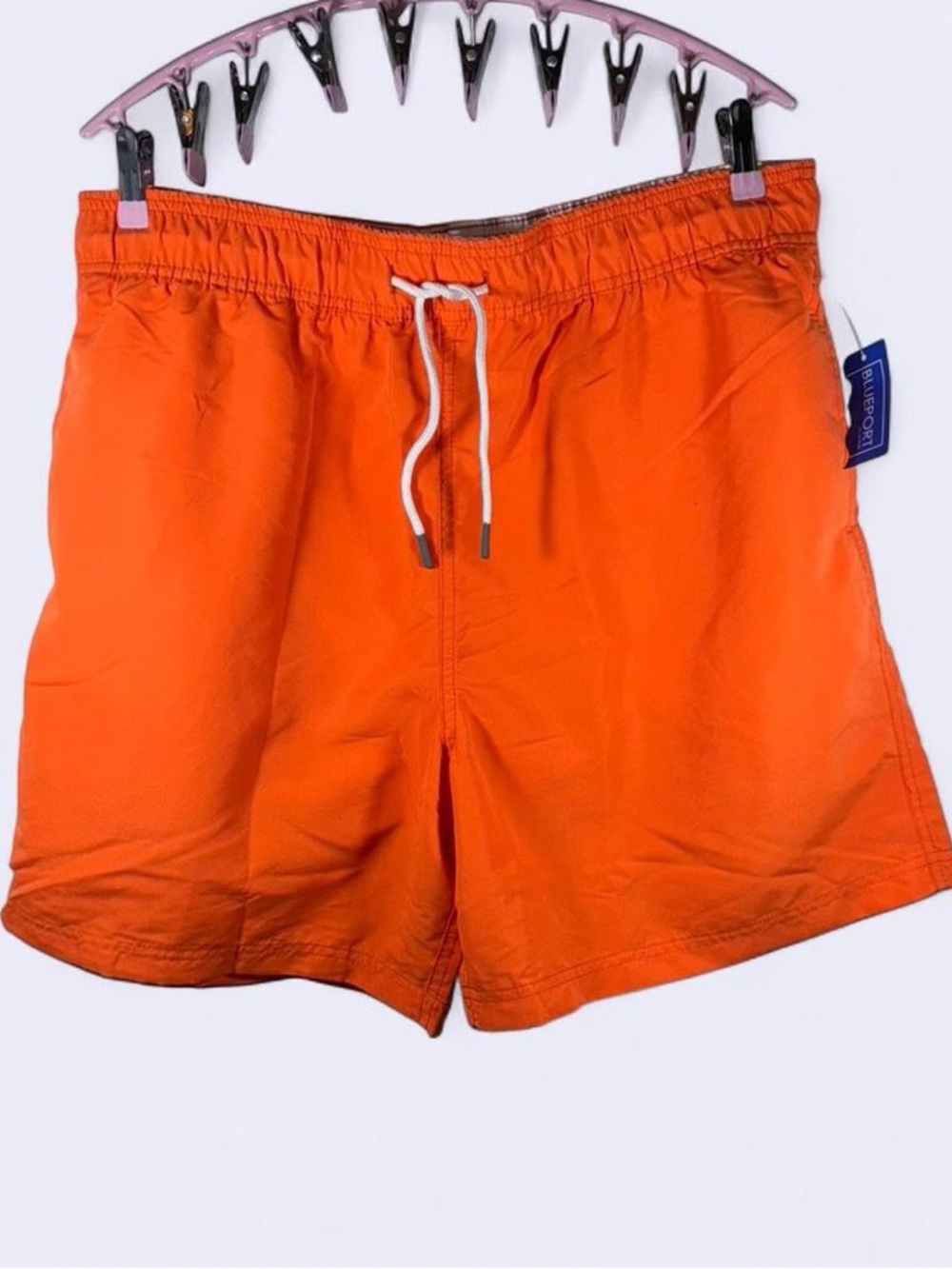 Blueport Neon Orange Swim Trunks XXL Bright Summer Beach Shorts